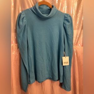 New with tags A.N.A Turtleneck long sleeve shirt size medium blue